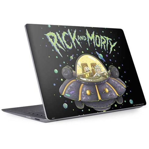Adult Swim Rick and Morty Spaceship Surface Laptop 2 Skin
